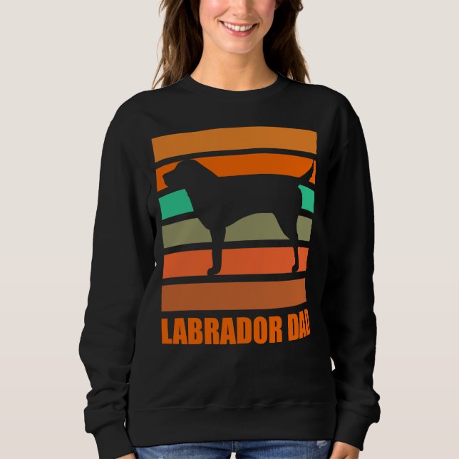 Camiseta Labrador Pai Retro (Frente)