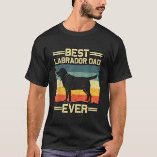 Camiseta Labrador Para o Pai Labr. preto Labr. amarelo Retr