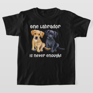 Camiseta Labrador Pet Dog Funny Gift ouro preto amarelo la