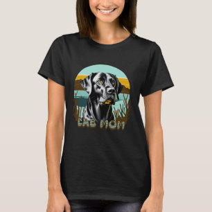 Camiseta Labrador Preto   Mãe de Lab e Amante de Cachorro