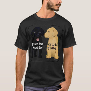 Camiseta Labrador Puppies em Treinamento - Engraçado amor 