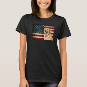 Camiseta Labrador recupera American Flag labor dog Animal