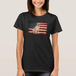 Camiseta Labrador recupera American Flag labor dog Animal