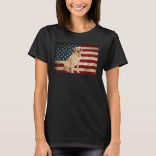 Camiseta Labrador recupera American Flag labor dog Animal