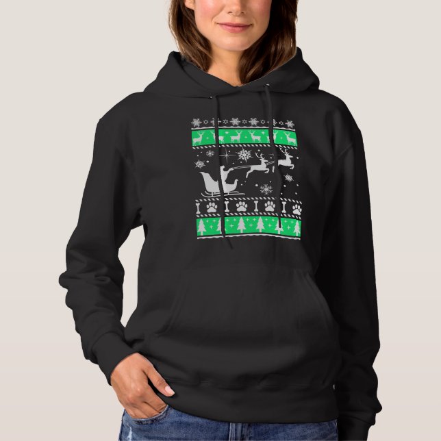 Camiseta Labrador Retriever Andando no Natal (Frente)