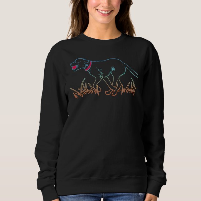 Camiseta Labrador Retriever Black Lab Fetch Tee (Frente)