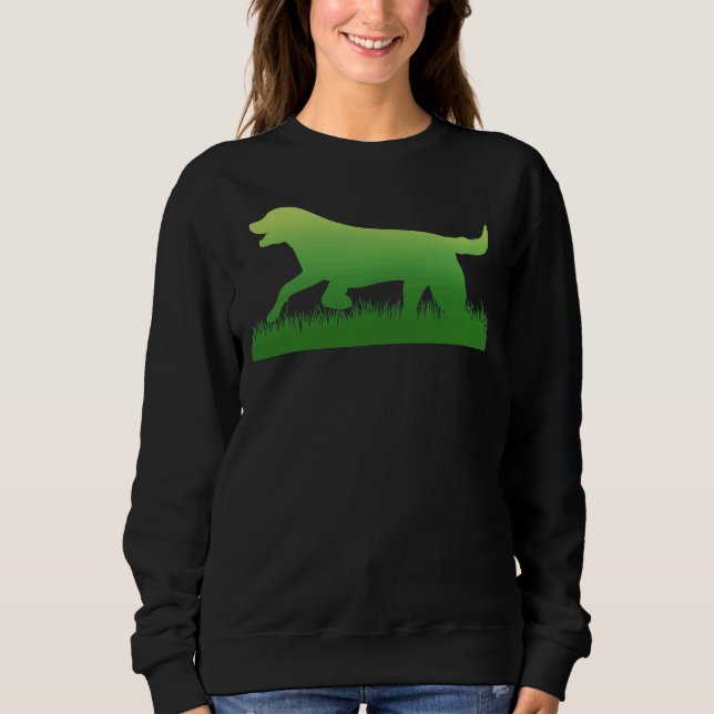 Camiseta Labrador Retriever Black Lab Impressão (Frente)