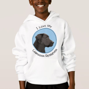 Camiseta Labrador Retriever Black Pintura Original
