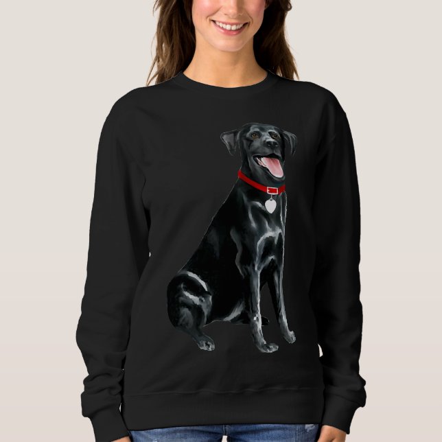 Camiseta Labrador Retriever Black Rindo (Frente)