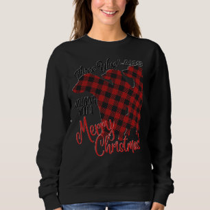 Camiseta Labrador Retriever Buffalo Xadrez Feliz Natal W