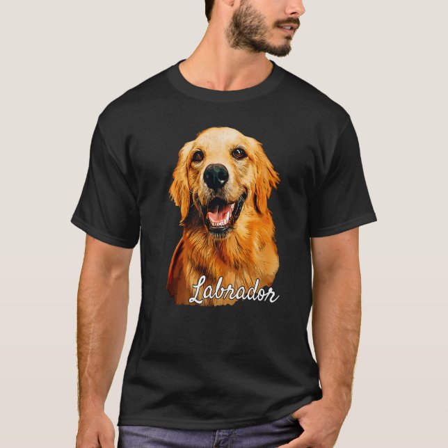 Camiseta Labrador Retriever Cachorro Cachorro Cachorro Retr (Frente)
