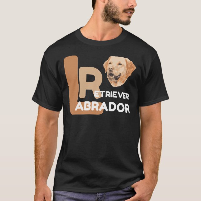 Camiseta Labrador Retriever Cachorro Mãe Ideia Pai Para Lab (Frente)