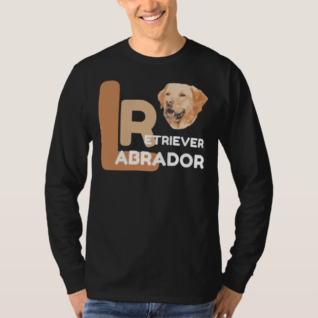 Camiseta Labrador Retriever Cachorro Mãe Ideia Pai Para Lab (Frente)