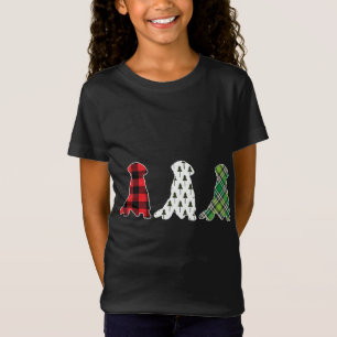 Camiseta Labrador Retriever Cachorro Xadrez de Natal Vincul