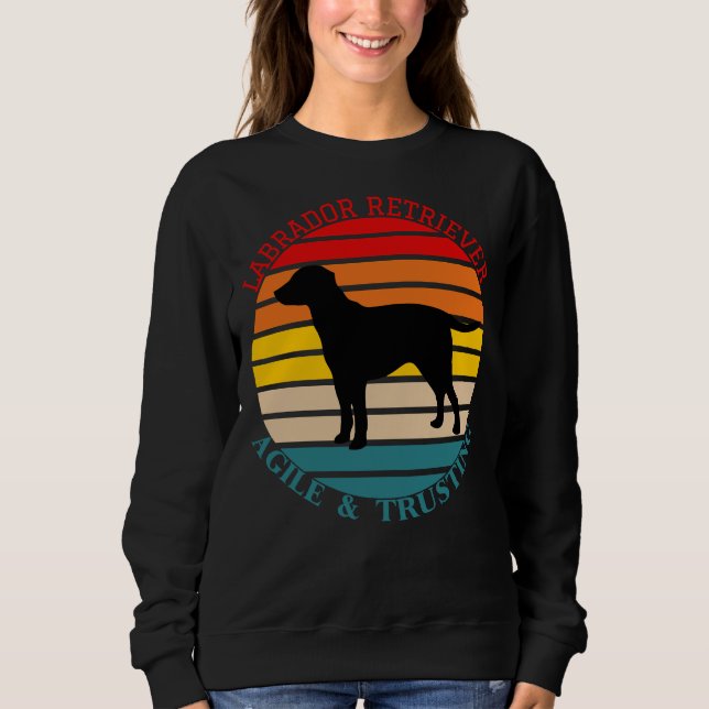 Camiseta Labrador Retriever Cão Ágil E Confiante (Frente)