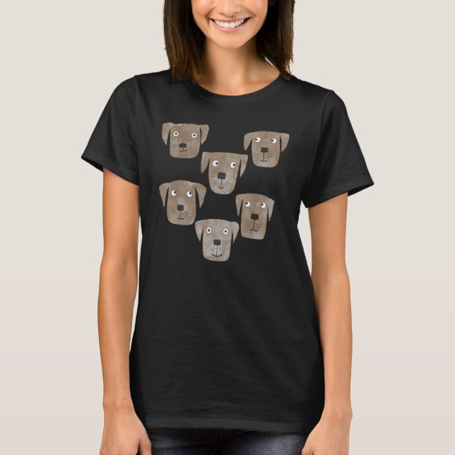 Camiseta Labrador Retriever  Chocolate Labrador Retriever D (Frente)