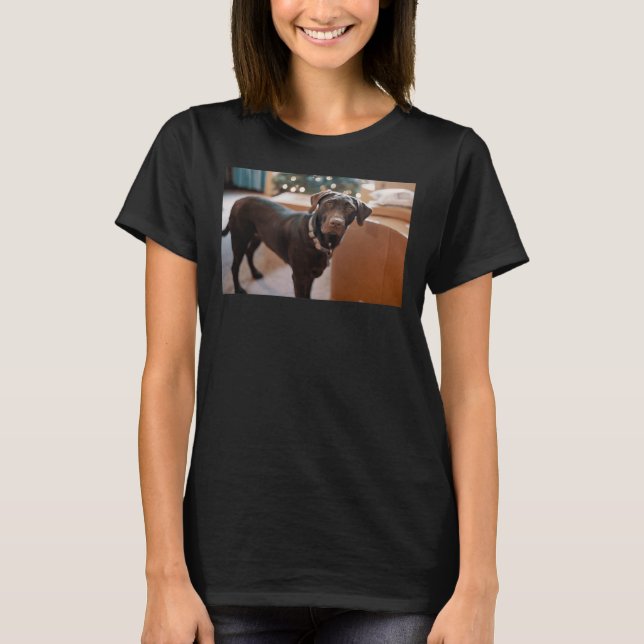 Camiseta Labrador Retriever Cute Face (Frente)