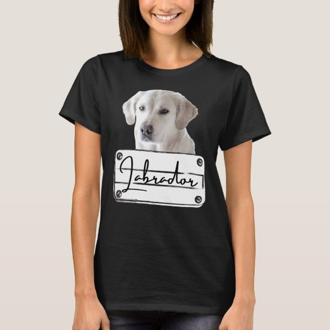 Camiseta Labrador Retriever Dog Breed (Frente)