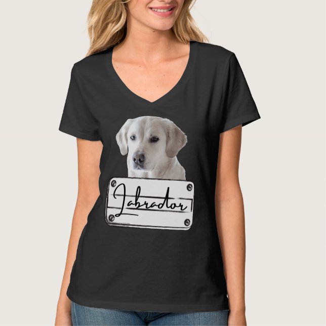Camiseta Labrador Retriever Dog Breed (Frente)