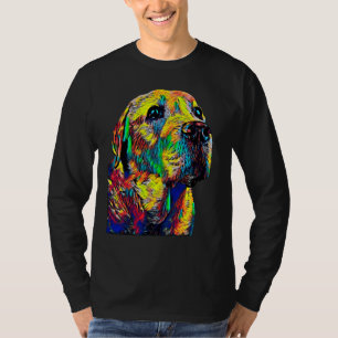 Camiseta Labrador Retriever Dog Breed Head Pet Breed True F