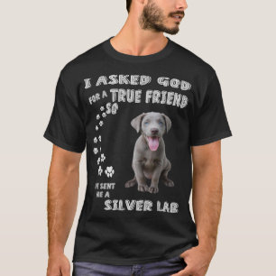 Camiseta Labrador Retriever Dog Cota Mãe Pai, Cute S