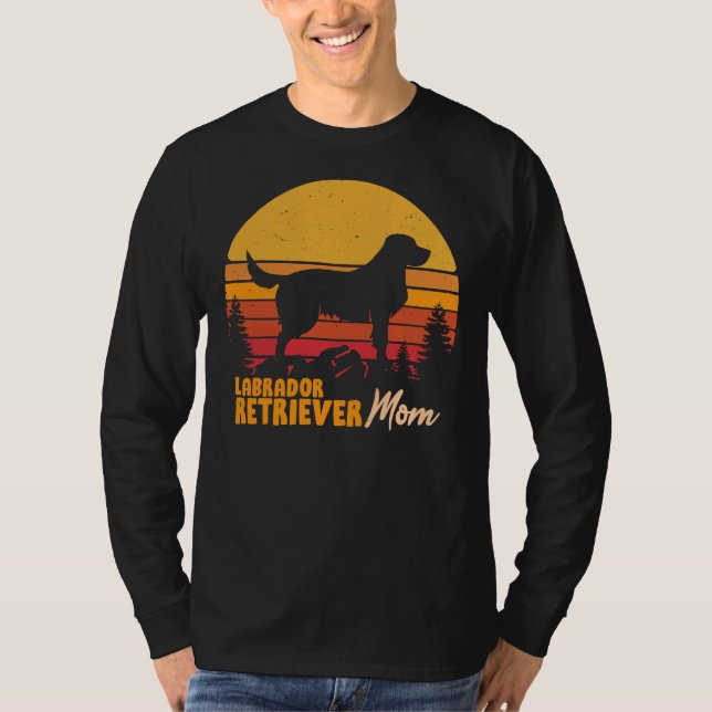 Camiseta Labrador Retriever Dog Vintage Retro (Frente)