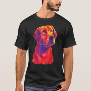 Camiseta Labrador Retriever Fox Red Cachorro Único Foxred L