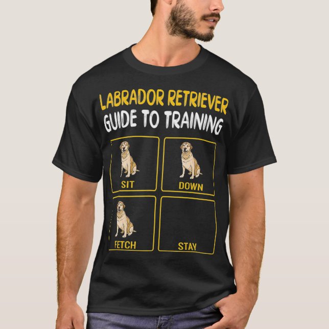 Camiseta Labrador Retriever Guide To Training Dog (Frente)