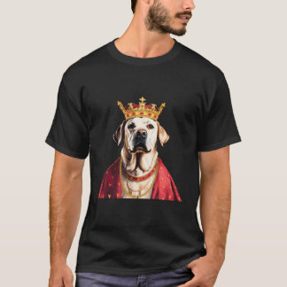 Camiseta Labrador Retriever King Funny Dog Royalty