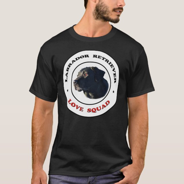 Camiseta Labrador Retriever Love Squad (Frente)