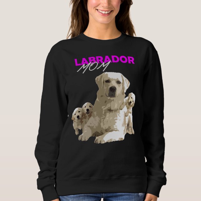 Camiseta Labrador Retriever Mãe Cão Labrador Pai (Frente)