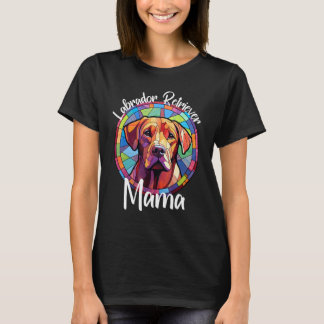 Camiseta Labrador Retriever Mama Dog Mom Puppy Colorful Pet