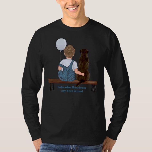 Camiseta Labrador Retriever Meu Melhor Amigo (Frente)