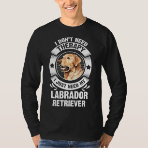 Camiseta Labrador Retriever Não Preciso De Terapia 295