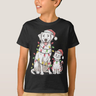 Camiseta Labrador Retriever Natal Cachorro Festivo