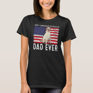 Camiseta Labrador Retriever Pai Americano Flag Dog Owne