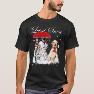 Camiseta Labrador Retriever Papais noeis Cachorro Natal Sno
