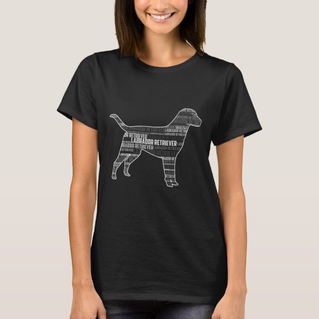 Camiseta Labrador Retriever Para Proprietários De Cães E Cã (Frente)