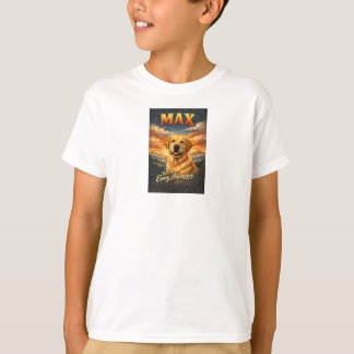 Camiseta Labrador Retriever Personalizado Vintage Pôr do So