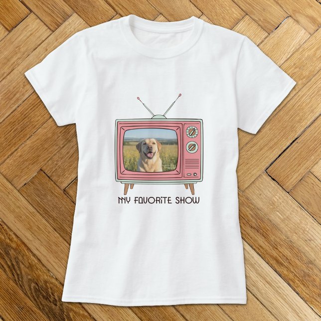 Camiseta Labrador Retriever Photo – My Favorite Show (Criador carregado)