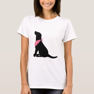 Camiseta Labrador retriever preto