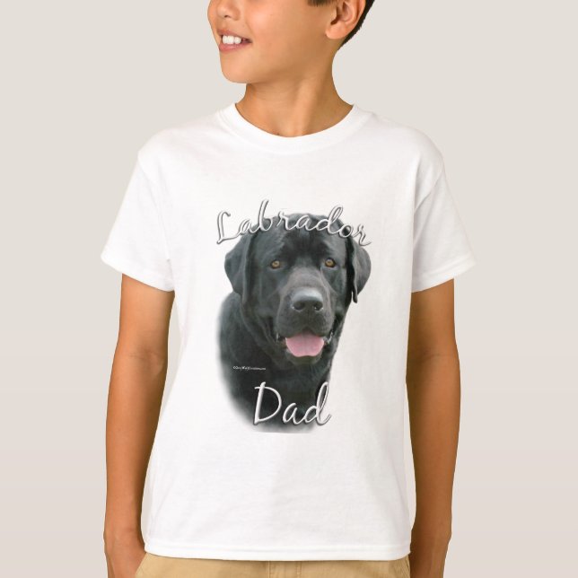 Camiseta Labrador Retriever (preto) Pai 2 (Frente)