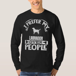 Camiseta Labrador Retriever Proprietário Eu Prefiro Meu Lab