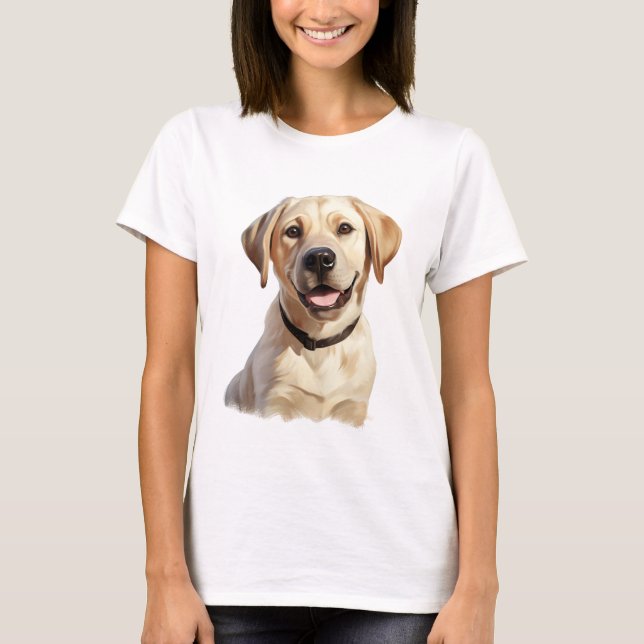 Camiseta Labrador Retriever Puppy Love (Frente)