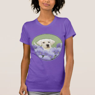 Camiseta Labrador Retriever Puppy Pintura Original