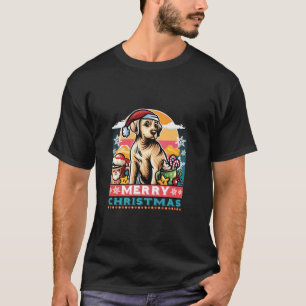 Camiseta Labrador Retriever Santa Claus Coffee Mug Feliz Ch