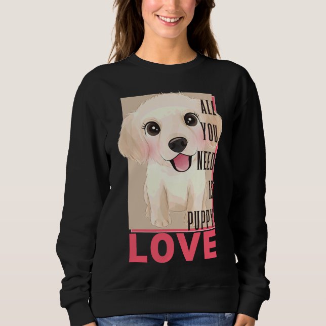 Camiseta Labrador Retriever Tudo O Que Precisa É Amor De Cã (Frente)