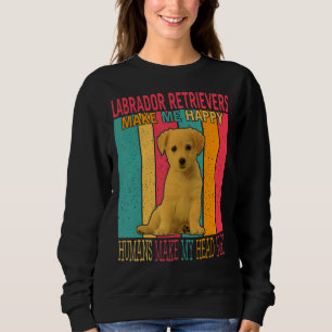 Camiseta Labrador Retrievers Torna Humanos Felizes Façam Ca