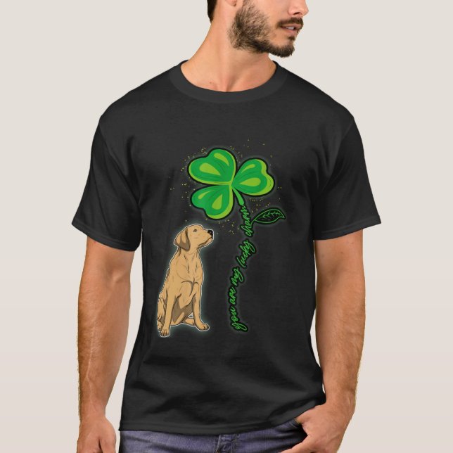 Camiseta Labrador Shamrock St Patricks Day You Are My Lucky (Frente)