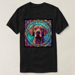 Camiseta Labrador StainGlass Art